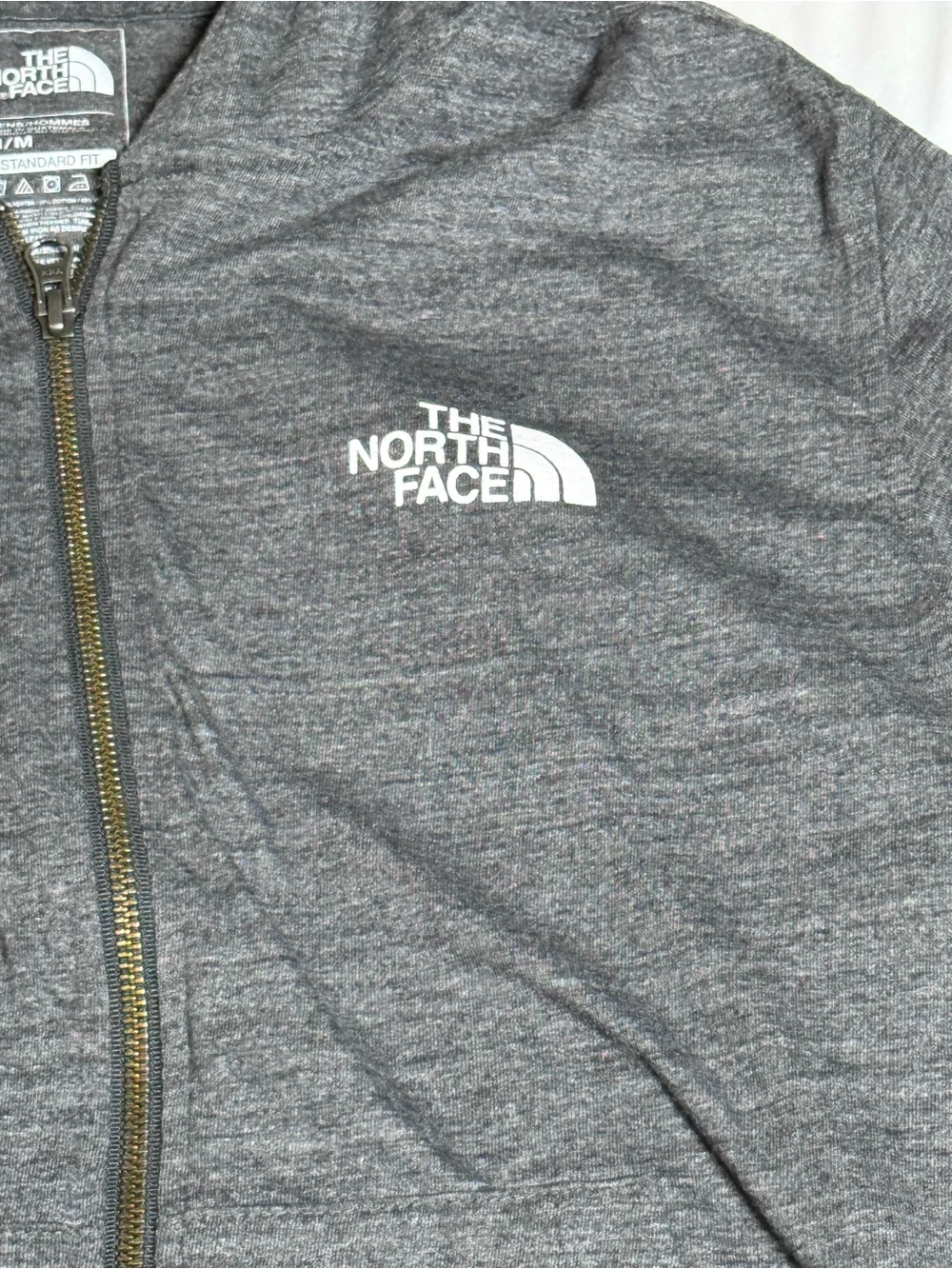 The North Face Women's Charcoal Zip-Up Hooded Utility Jacket